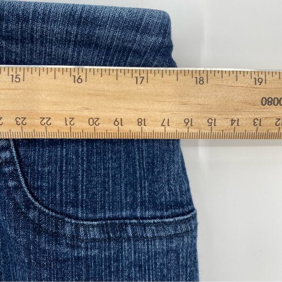 Soft Surroundings Women's Capri Jeans Pull On Elastic Waist Spring Coastal XL - Picture 4 of 8